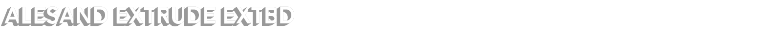 Alesand font preview